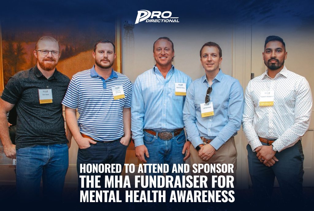 ProDirectional team supporting mental health awareness in the oil and gas industry