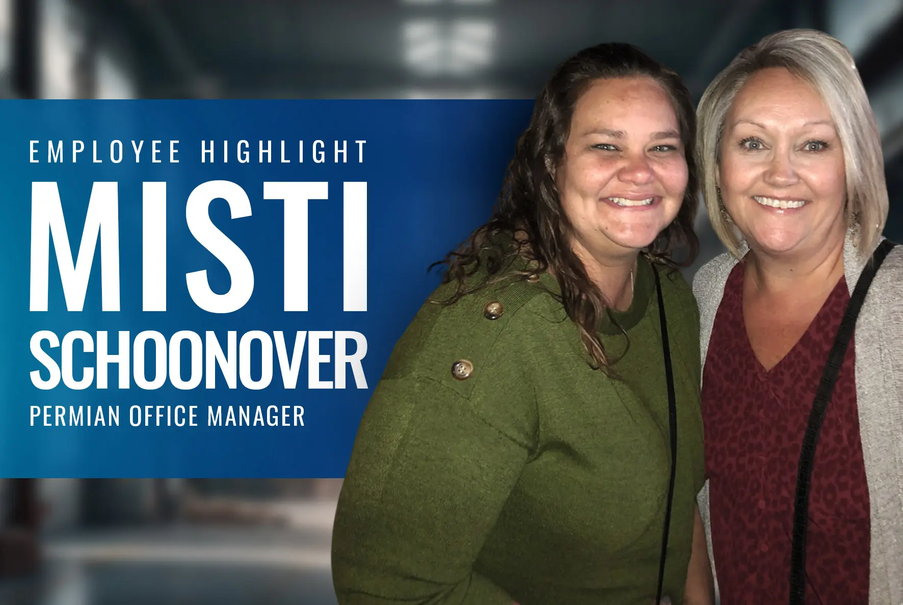 Misti Schoonover, employee highlight, staff