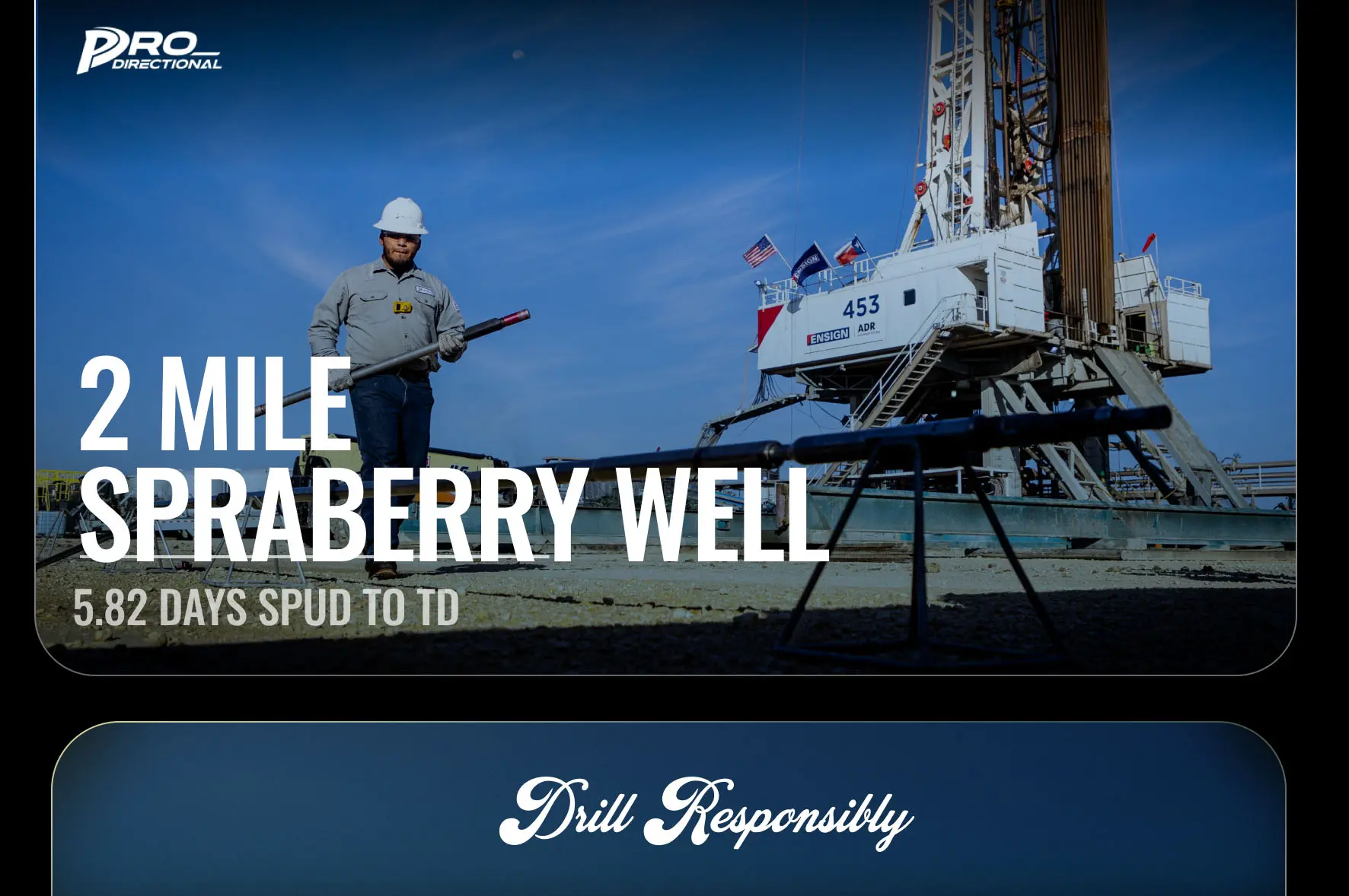 Featured Image for “2 Mile Spraberry Well | 5.82 Days Spud to TD”