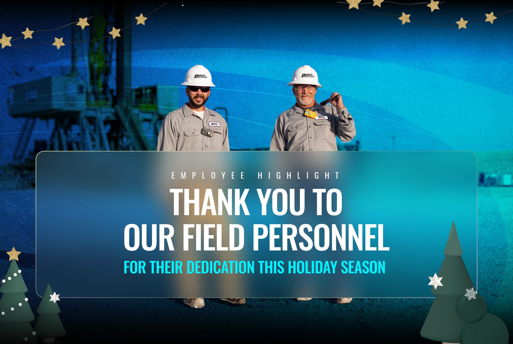 Featured image for “Thank You to Our Field personnel”