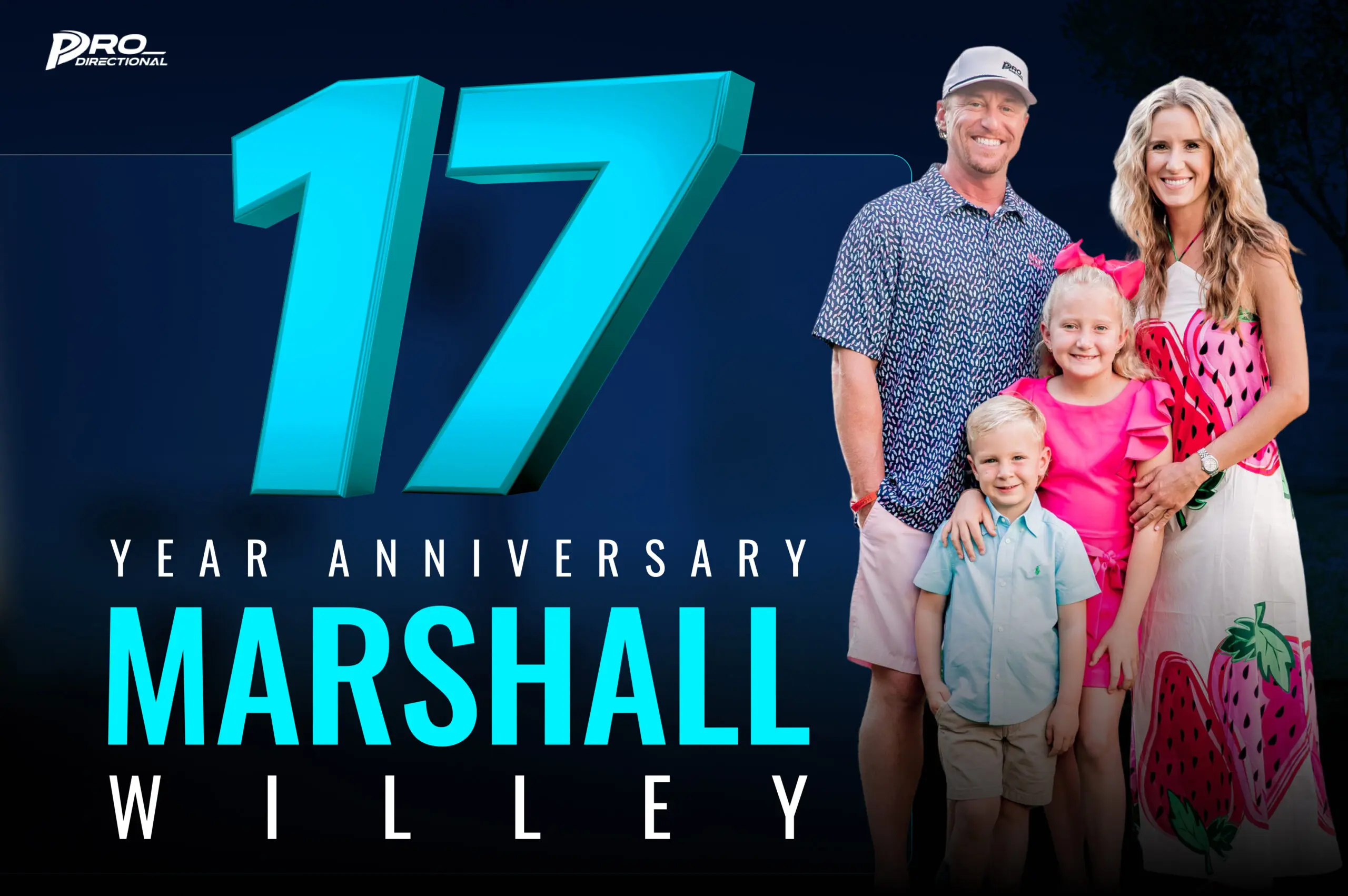 Featured image for “Meet Marshal Willey, a key member of our sales team at ProDirectional, based in Houston.Since starting with us in February 2008, Marshal’s journey has been nothing short of inspiring.”