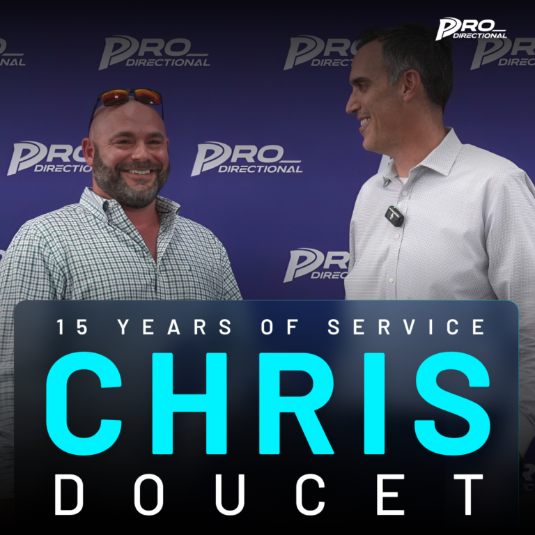 Chris Doucet 15 years of Service