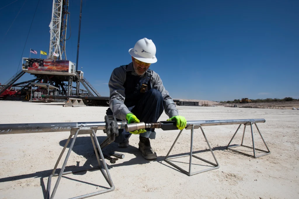 ProDirectional field specialist ensuring precision and safety while handling MWD directional drilling tools.