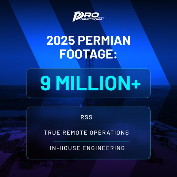 ProDirectional Drills 9.09 Million Feet in the Permian in 2025