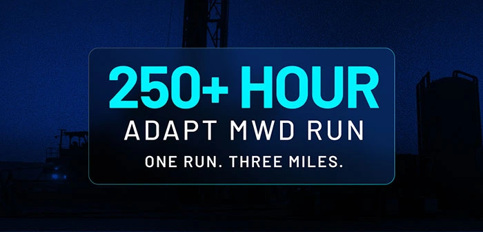 ProDirectional Measure While Drilling system completing a 250 hour long run in a high temperature oil and gas well.