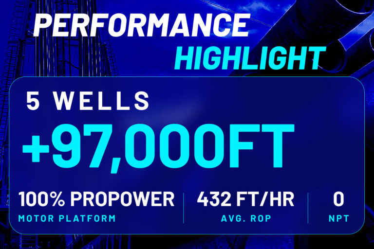 performance highlight 5 well with 97000+ ft drilled